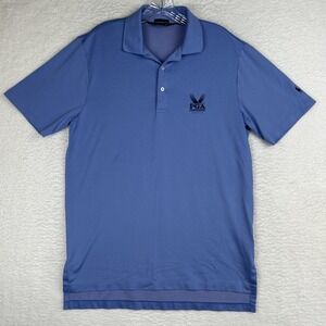 Polo Golf Ralph Lauren Performance Polo Pima Blend 2014 PGA Blue Men's Medium